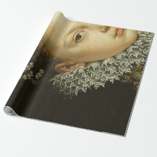 Königin-Decoupage-Plakat Geschenkpapier