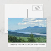 Königin der amerikanischen Seen Postkarte (Vorne/Hinten)