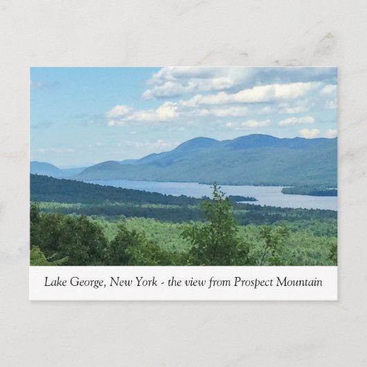 Königin der amerikanischen Seen Postkarte (Vorderseite)