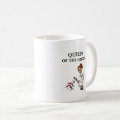 KÖNIGIN der Aussenseiter Kaffeetasse (VorderseiteRechts)
