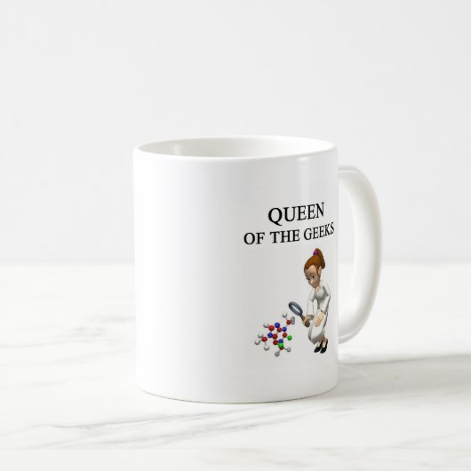 KÖNIGIN der Aussenseiter Kaffeetasse (VorderseiteRechts)