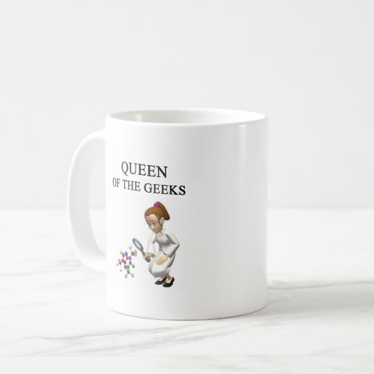 KÖNIGIN der Aussenseiter Kaffeetasse (Vorderseite Links)