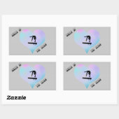 Königin der Bam Rectangle Gymnastics Sticker (Blatt)