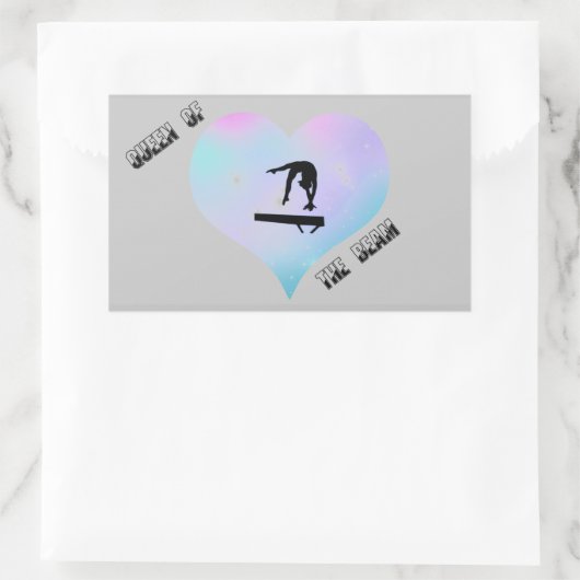 Königin der Bam Rectangle Gymnastics Sticker (Tasche)