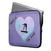 Königin der Beam Girls Gymnastik Laptop-Sieb Laptopschutzhülle (Vorderseite Links)
