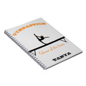 Königin der Beam Gymnastics Crown Notizblock (Rechte Seite)