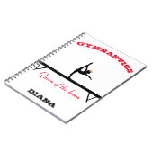 Königin der Beam Gymnastics Crown Notizblock (Linke Seite)