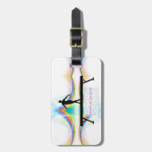 Königin der Beam Gymnastics Gepäckmarke Gepäckanhänger (Vorderseite vertikal)