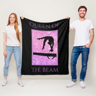 Königin der Beam Gymnastik Fleece Blanket