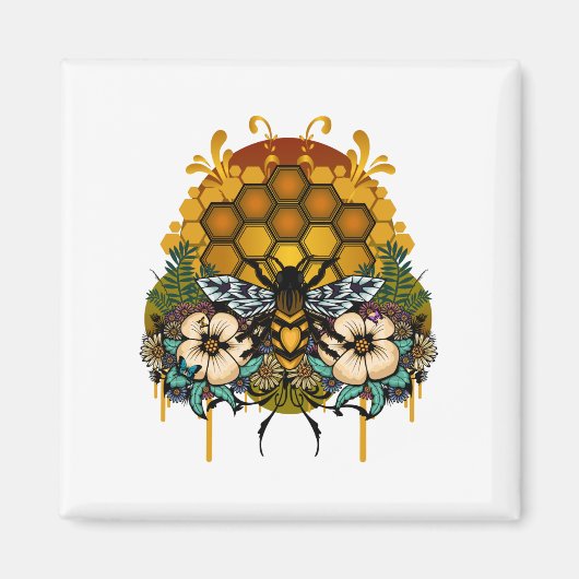 Königin der Bienen Magnet (Vorne)