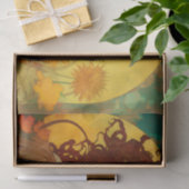KÖNIGIN DER BLUME-DECKAPARTE SEIDENPAPIER (Geschenk)