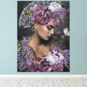 Königin der Blume Leinwanddruck (Insitu (Holzboden))