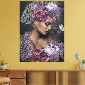 Königin der Blume Leinwanddruck (Insitu (Wohnzimmer))