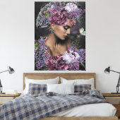 Königin der Blume Leinwanddruck (Insitu (Schlafzimmer))