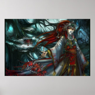 Königin der Blume Poster