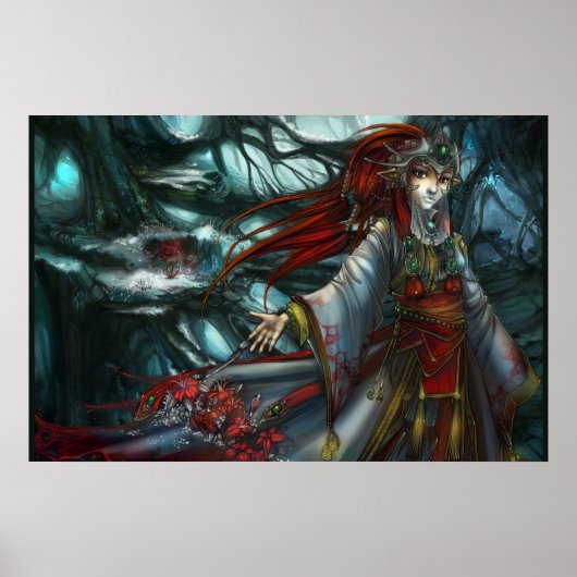 Königin der Blume Poster (Vorne)