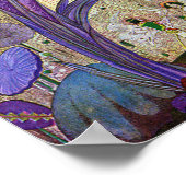 Königin der Blume von Thumbelina Print Poster (Ecke)