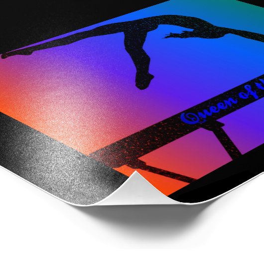 Königin der bunten Foto-Erweiterung Fotodruck (Ecke)