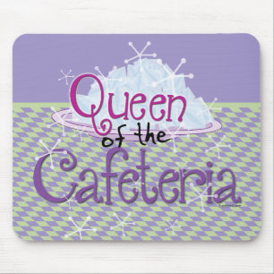 Königin der Cafeteria - Mittagessen-Lady Mousepad