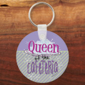 Königin der Cafeteria - Mittags Lady Schlüsselanhänger (Vorderseite)