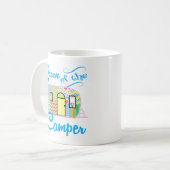 Königin der Camper-Tassen Kaffeetasse (Vorderseite Links)