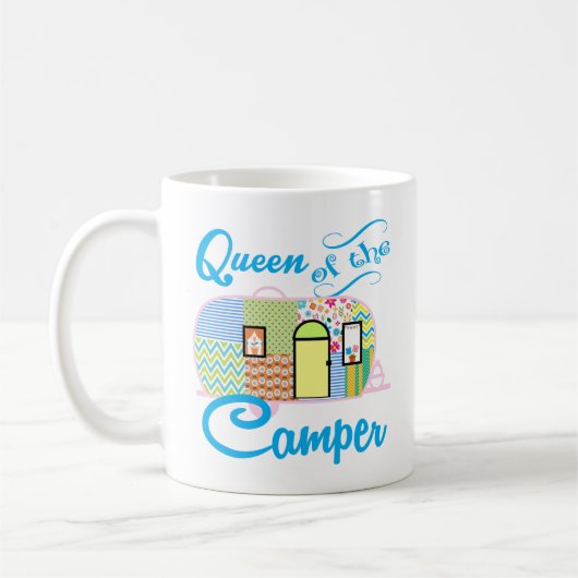 Königin der Camper-Tassen Kaffeetasse (Links)