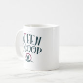 Königin der Coop Chicken Bauer Frauen Kaffeetasse (Vorderseite Links)