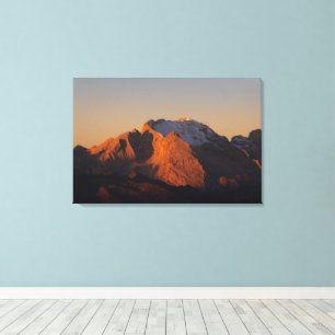 Königin der Dolomiten Marmolada Leinwanddruck