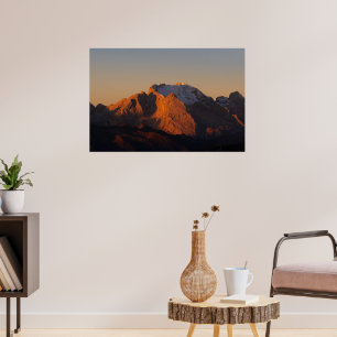 Königin der Dolomiten Marmolada Poster