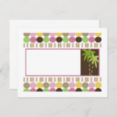 Königin der Dschungel-Babyparty-Einladung Einladung (Vorne/Hinten)