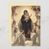 Königin der Engel Regina Angelorum von Bouguereau (Vorne/Hinten)