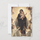 Königin der Engel Regina Angelorum von Bouguereau (Vorderseite)