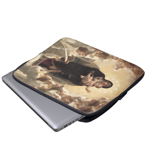 Königin der Engel Regina Angelorum von Bouguereau Laptopschutzhülle (Vorne Knopf)