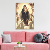 Königin der Engel Regina Angelorum von Bouguereau Leinwanddruck (Insitu (Wohnzimmer))