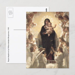 Königin der Engel Regina Angelorum von Bouguereau Postkarte