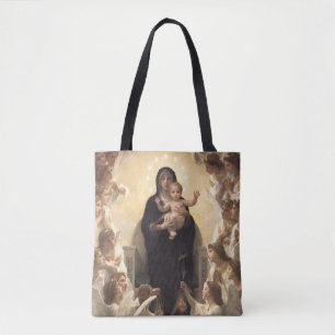 Königin der Engel Regina Angelorum von Bouguereau Tasche