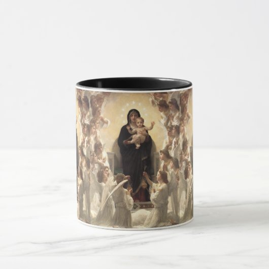 Königin der Engel Regina Angelorum von Bouguereau Tasse (Zentrum)