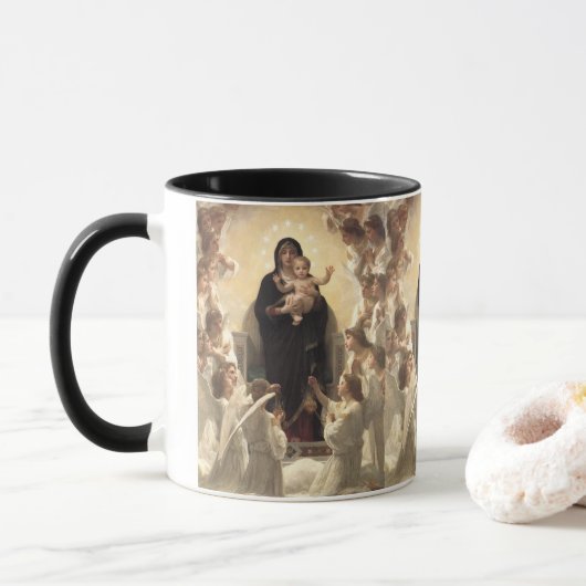 Königin der Engel Regina Angelorum von Bouguereau Tasse (Mit Donut)