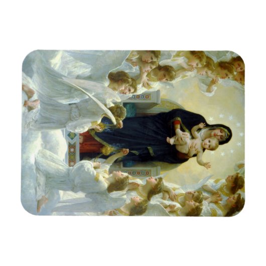 Königin der Engel (von Bouguereau) Magnet (Horizontal)