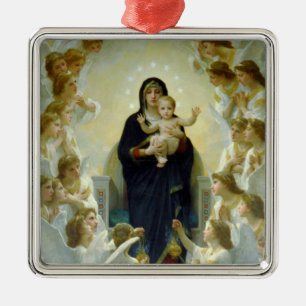 Königin der Engel (von Bouguereau) Ornament Aus Metall