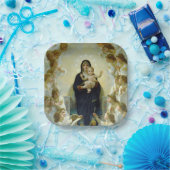 Königin der Engel (von Bouguereau) Pappteller (Party)