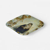 Königin der Engel (von Bouguereau) Pappteller (Gewinkelt)