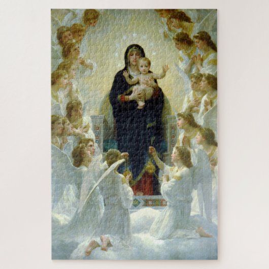 Königin der Engel (von Bouguereau) Puzzle (Vertikal)
