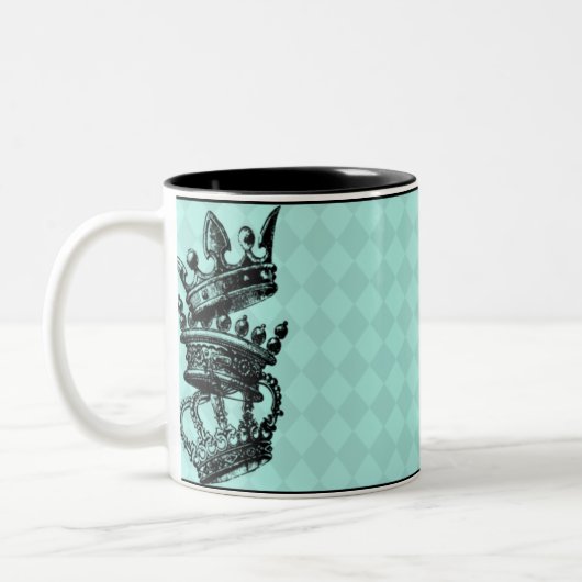 Königin der Frigging Universum-Tasse Zweifarbige Tasse (Links)