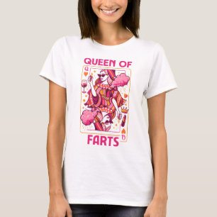 Königin der Fürze Königliche Flatulenz Humor Furz T-Shirt