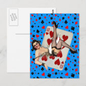 Königin der gebrochenen Herzen Postkarte (Vorne/Hinten)
