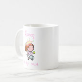 Königin der Gerichts-Tasse Kaffeetasse (Vorderseite Links)