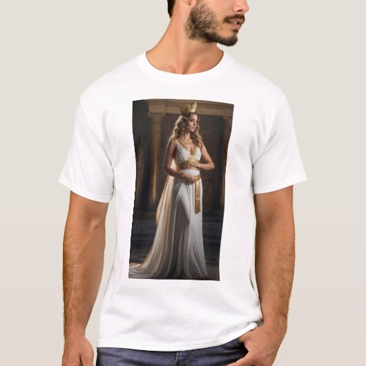 Königin der Götter Hera - Griechische Mythologie T-Shirt (Vorderseite)