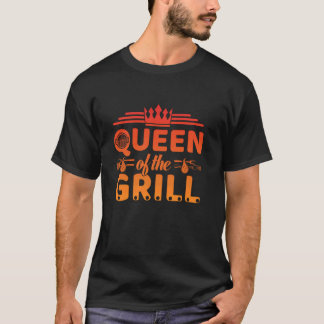 Königin der Grill Funny GRILLEN Design T-Shirt