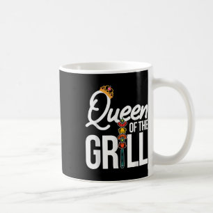 Königin der Grillfreude Rauchen Fleisch Grillen Fr Kaffeetasse